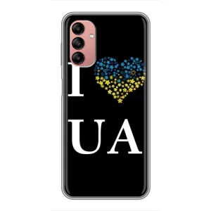Силиконовый Чехол на Samsung Galaxy A04s (Я-Украина) (I Love UA)
