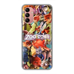 Силиконовый чехол с принтом Зоотрополіс для Samsung Galaxy A04s (Коллаж героев)