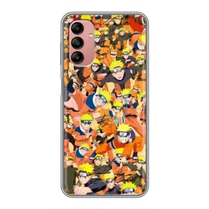 Чехлы с принтом Наруто на Samsung Galaxy A04s (Коллаж Наруто)