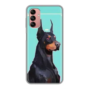 Чехол ДОБЕРМАН для Samsung Galaxy A04s (Король доберман)