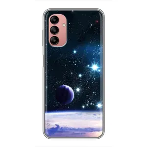 Чохол (ТПУ) з планетами на Samsung Galaxy A04s (Космічний вид)