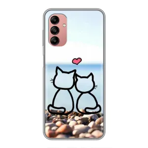 Силиконовые Чехлы Любимому человеку для Samsung Galaxy A04s (Котейки)
