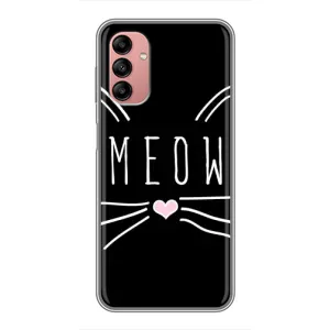 Бампер с изображением Котиков для Самсунг А04с (КОТИК MEOW)
