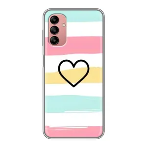 Чехлы с тематикой "Маленькие Сердечки" на Samsung Galaxy A04s (Красивое сердечко)