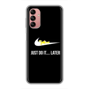 Силиконовый Чехол на Samsung Galaxy A04s с картинкой Nike (Later)