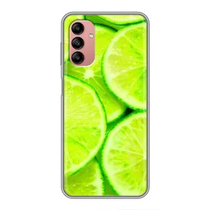 Чехол с изображением вкусной еды для Samsung Galaxy A04s (Лайм)