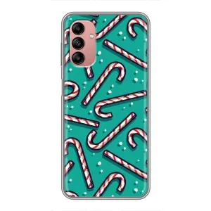 Силіконовий бампер на різдво для Samsung Galaxy A04s (Льодяники)
