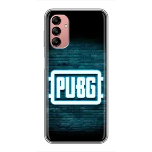 Чохол (TPU) з картинкою "Лого Пабг" на Самсунг А04с (Лого PUBG)