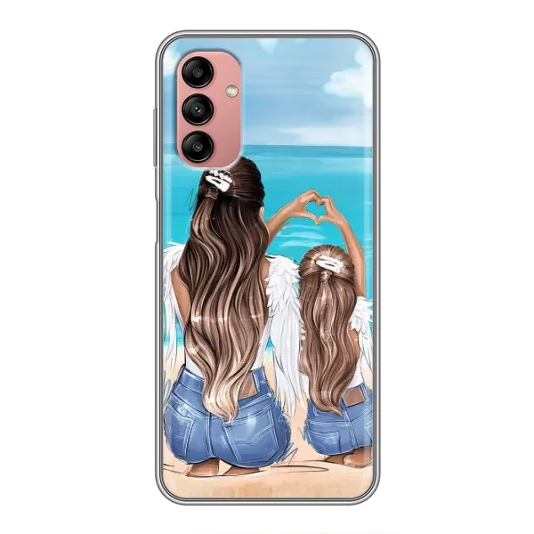 Чехол с рисунком «Мама и дочь» для Samsung Galaxy A04s Чехол с рисунком «Мама и дочь» для Samsung Galaxy A04s