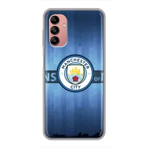 Силиконовые Чехлы принт Футбол на Samsung Galaxy A04s (ManCity)