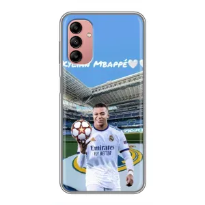 Чехол (TPU) с Футболистом на Samsung Galaxy A04s (Mbappe Real)
