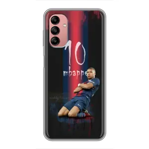 Чехол (TPU) с Футболистом на Samsung Galaxy A04s (MBAPPE 10)