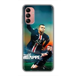 Чехол (TPU) с Футболистом на Samsung Galaxy A04s (MBAPPE)