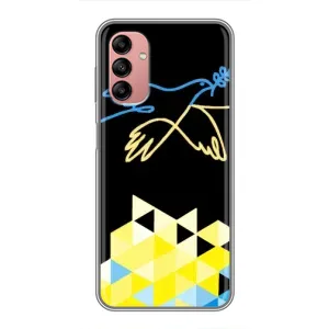 Чехол на Samsung Galaxy A04s Украинский дизайн (Мир для Украины)