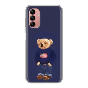 Чехлы Мишка Тедди для Самсунг А04с (Мишка USA)