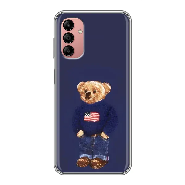 Чехол с рисунком «Мишка USA» для Samsung Galaxy A04s Чехол с рисунком «Мишка USA» для Samsung Galaxy A04s
