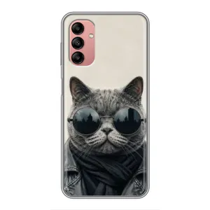 Чехол на тематику: Коты для Samsung Galaxy A04s (Модный кот)