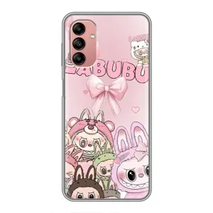 Чехол с принтом Лабубу для Samsung Galaxy A04s (Монстры Лабубу)