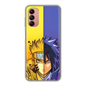 Купить Чехлы на телефон с принтом Anime для Samsung Galaxy A04s (Naruto Vs Sasuke)