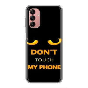 Чехол с Прикольным принтом на Samsung Galaxy A04s (Не трогай мой телефон)