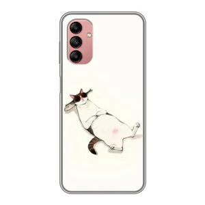 Чехол на тематику: Коты для Samsung Galaxy A04s (Отдых)