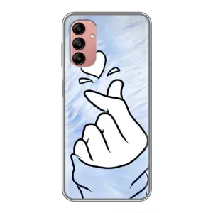 Чехлы (Знак сердечка) на Samsung Galaxy A04s (Сердечка знак)