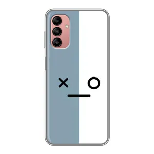Чохли (ТПУ) (смішні стікери) для Samsung Galaxy A04s (Сіро-білий)