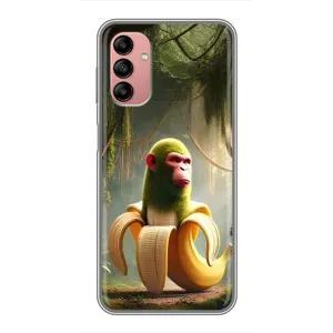 Чехол с мемами тралалело тралала для Samsung Galaxy A04s (Шимпанзини бананини)