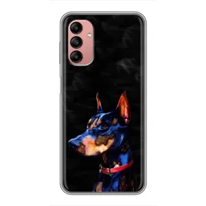 Бампер для Samsung Galaxy A04s с картинкой "Песики" (Собака Мопс)