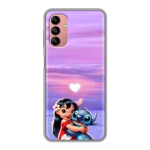 Чехол с рисунком Стич для Samsung Galaxy A04s (Стич и Лило)