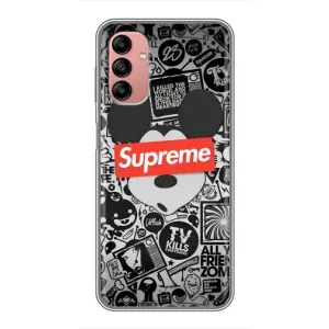 Чохол з Брендами одягу на Самсунг А04с (Supreme Маус)