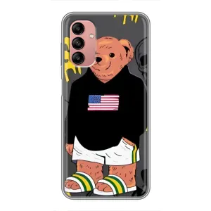 Чехлы Мишка Тедди для Самсунг А04с (Teddy USA)