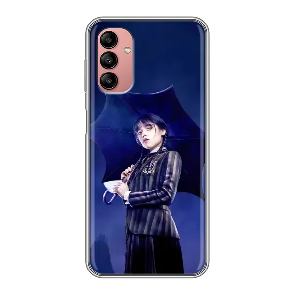 Чехол с рисунком «Уэнсдей с зонтом» для Samsung Galaxy A04s Чехол с рисунком «Уэнсдей с зонтом» для Samsung Galaxy A04s