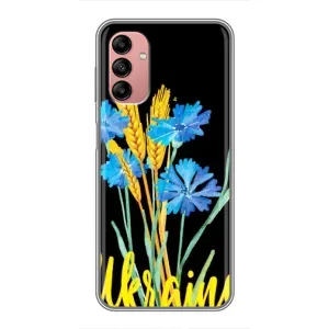 Чехол на Samsung Galaxy A04s Украинский дизайн (Ukraine в цветочках)