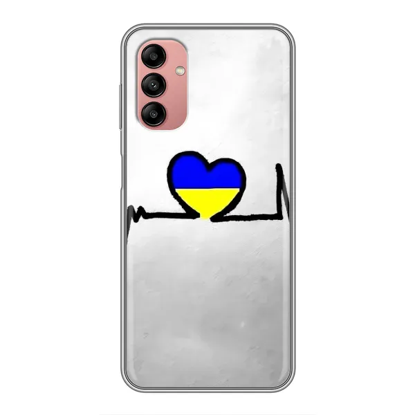 Чехол с рисунком «Украинская кардиограмма» для Samsung Galaxy A04s Чехол с рисунком «Украинская кардиограмма» для Samsung Galaxy A04s