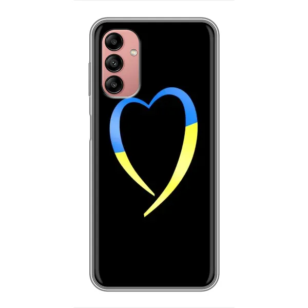 Чехол с рисунком «Украинское сердце» для Samsung Galaxy A04s Чехол с рисунком «Украинское сердце» для Samsung Galaxy A04s