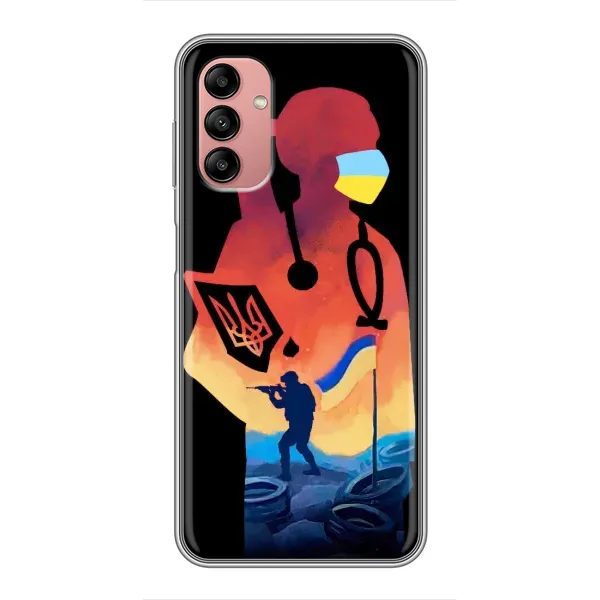 Чехол с рисунком «ЗСУ Врач» для Samsung Galaxy A04s