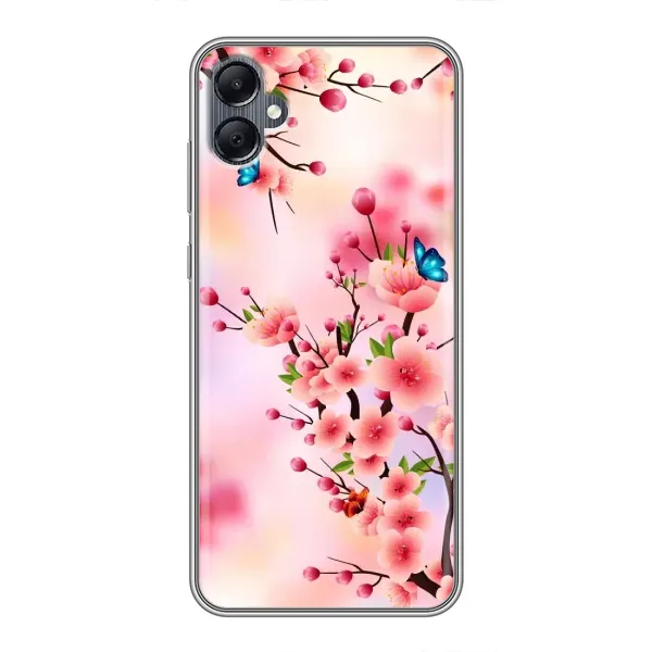 Чехол с рисунком «Бабочки на сакуре» для Samsung Galaxy A05 Чехол с рисунком «Бабочки на сакуре» для Samsung Galaxy A05