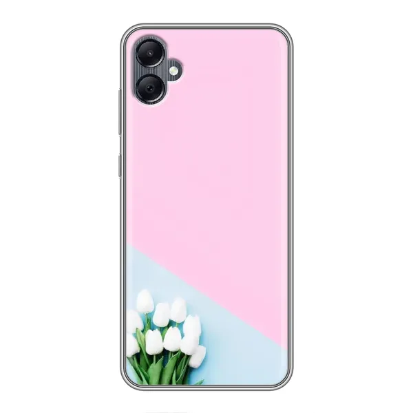 Чехол с рисунком «Белые тюльпаны» для Samsung Galaxy A05 Чехол с рисунком «Белые тюльпаны» для Samsung Galaxy A05
