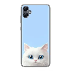 Чехол на тематику: Коты для Samsung Galaxy A05 (Белый кот)