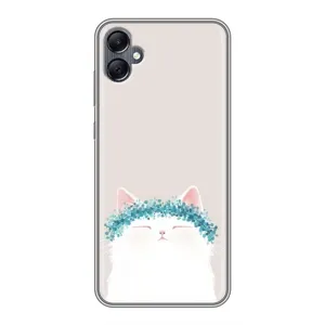Чехол на тематику: Коты для Samsung Galaxy A05 (Белый котик)