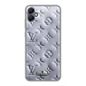 Текстурный Чехол Louis Vuitton для Самсунг А05 (Белый ЛВ)