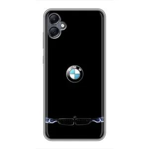 Силіконовий бампер з картинкою машини на Samsung Galaxy A05 (Чорний BMW)