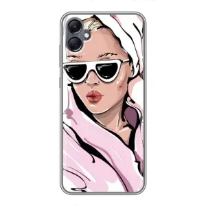 Чохол з картинкою Модні Дівчата Samsung Galaxy A05 (Дівчина в халаті)