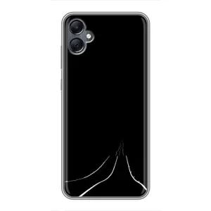 Чехол с картинками на черном фоне для Samsung Galaxy A05 (Дорога)