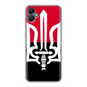 Чехлы УПА (Красно-Чёрный) на Samsung Galaxy A05 (Герб Украины)