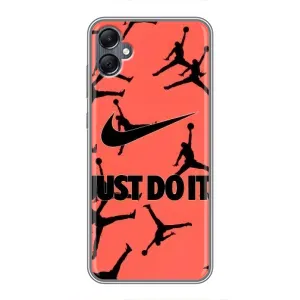 Силиконовый Чехол Nike Air Jordan на Самсунг А05 (Just Do It)