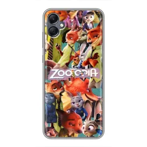 Силиконовый чехол с принтом Зоотрополіс для Samsung Galaxy A05 (Коллаж героев)