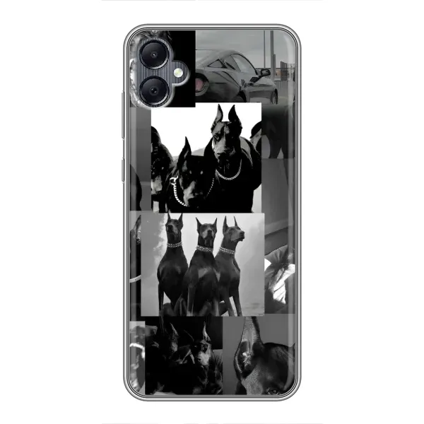 Чехол с рисунком «Коллаж Доберман» для Samsung Galaxy A05 Чехол с рисунком «Коллаж Доберман» для Samsung Galaxy A05