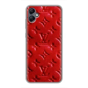 Текстурный Чехол Louis Vuitton для Самсунг А05 (Красный ЛВ)